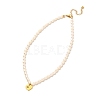 Heart Pendant Necklace for Girl Women NJEW-JN03682-02-2