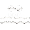 304 Stainless Steel Moon Link Chains CHS-F015-10P-2