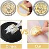 34 Sheets Self Adhesive Gold Foil Embossed Stickers DIY-WH0509-070-3