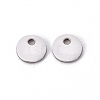 Non-Tarnish 201 Stainless Steel Stamping Blank Tag Pendants STAS-T058-6mm-P-2