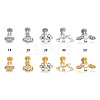G23 Titanium Micro Pave Clear Cubic Zirconia Labrets WG4B733-09-2