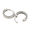 316 Surgical Stainless Steel Hoop Earrings EJEW-D096-11E-AS-2