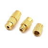 Column Brass Screw Clasps KK-M143-01G-2