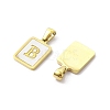 Ion Plating(IP) 304 Stainless Steel Pave Shell Pendants STAS-G327-01G-B-2