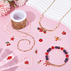 DIY Mixed Shapes Alloy Enamel Charms Necklaces Making Kit DIY-PH0031-32-4