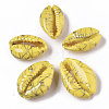 Spray Painted Natural Cowrie Shell Beads SSHEL-R047-03-A10-2