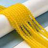 Imitate Austrian Crystal Frosted Glass Beads Strands EGLA-A039-T2mm-MD22-4