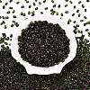 Picasso Spray Painted Glass Seed Beads SEED-T006-04-19-1