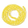 Electroplate Glass Beads Strands EGLA-A044-P1mm-B04-3