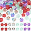 80Pcs 4 Styles Transparent Glass Beads GLAA-TA0003-81-1