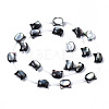 Natural Black Lip Shell Beads Strands SSHEL-S278-124B-2