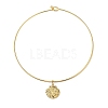 Brass Charm Bangles BJEW-Q350-07C-G-1