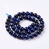 Natural Tiger Eye Bead Strands G-P276-03-8mm-2