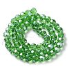 Electroplate Glass Bead Strands X-EGLA-R015-8mm-14-5