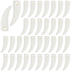 60Pcs Opaque Acrylic Pendants OACR-SP0002-35-1