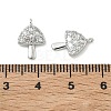 SHEGRACE Brass Micro Pave Cubic Zirconia Pendants XGRQ3D099-503P-3