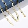 4MM Brass Twisted Dapped Chain Necklaces for Women KK-CBA4FD4-13G-1
