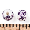 Famille Rose Porcelain Beads PORC-M531-3-3