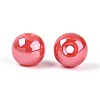 Electroplate Round Glass Beads Strands EGLA-T029-07H-2