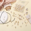 60Pcs 3 Styles Natural Cultured Freshwater Pearl Pendants PALLOY-SW0008-02-8