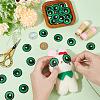 12Pairs Computerized Embroidery Cloth Self Adhesive Patches PATC-BC0001-12C-3