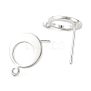 SHEGRACE Brass Stud Earring Findings XGRQ64370-853P-2