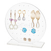 Acrylic Earring Display Stand EDIS-WH0023-01A-9