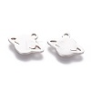 201 Stainless Steel Universe Space Charms STAS-S105-T152-2