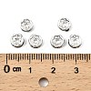 Brass Grade A Rhinestone Spacer Beads RSB036NF-03-4