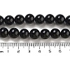 Natural Black Onyx Round Bead Strands G-R198-10mm-5