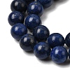 Dyed Round Natural Lapis Lazuli Beads Strands G-K081-8mm-5