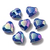 UV Plating Rainbow Iridescent Acrylic Beads OACR-P010-03D-2