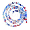 Glass Beads Strands GLAA-N051-11B-2