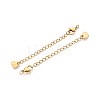 304 Stainless Steel Curb Chain Extender X-STAS-G310-06G-3