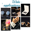 3 Pairs 3 Colors 201 Stainless Steel Cufflinks for Men STAS-UN0051-90-6