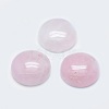 Natural Rose Quartz Cabochons X-G-G760-B02-16-1