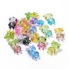 Two Tone Transparent Acrylic Beads X-OACR-P011-11A-1