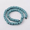 Synthetic Lava Rock Bead Strands G-N0104-8mm-14-2