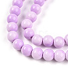Baking Paint Glass Beads Strands DGLA-N012-8mm-02-3