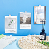 50Pcs Plastic Self-adhesion Photo Paper Craft Clips AJEW-GA0009-88-4