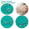 10Pcs 304 Stainless Steel Expandable Bangle for Girl Women BJEW-DC0001-03-3