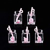 Imitation Drink Resin Pendants CRES-S359-32L-1