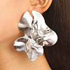 Alloy Flower Stud Earrings for Women WG9B189-02-1