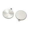 304 Stainless Steel Pendants STAS-C167-08D-P-2