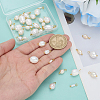 40Pcs 4 Styles Natural Cultured Freshwater Pearl Pendants PALLOY-ME00011-3