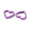 Spray Painted Alloy Spring Gate Rings X-FIND-A027-01-3