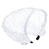 Polyester Mesh Veil Hair Bands OHAR-WH0021-63A-1