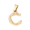 304 Stainless Steel Pendants STAS-F235-01G-C-1