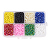   8/0 Round Glass Seed Beads SEED-PH0006-3mm-08-1