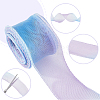 3Rolls Polyester Organza Ribbons SRIB-CY0001-37A-6